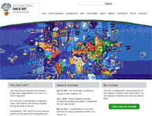 Tablet Screenshot of icaf.org